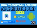 HOW TO INSTALL AND USE APK EDITOR PRO NO ROOT 2025 MODDING TUTORIAL
