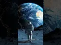 Alone on the Moon Forever #trending #viralvideo #aiart #travel #moon #galaxy #earth