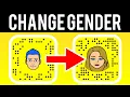 How To Change Bitmoji Gender on Snapchat