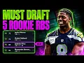 5 Rookie Running Backs Ready to EXPLODE in 2026 Fantasy Football
