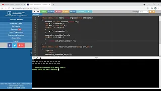 Insertion Sort using Recursion in Java with Code and Explanation Dynamic Programming