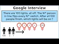 Can You Solve Google s 100 Bulbs Interview Puzzle
