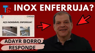 Aço inoxidável enferruja? VÍDEO 1 - Curso online com Dr. Adayr Borro apenas no site Treinar Sempre