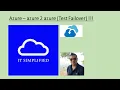 Azure 2 Azure Test Failover