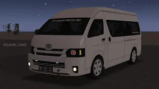 Toyota Hiace Mod Bus Simulator Indonesia Bussid Bus Mod 