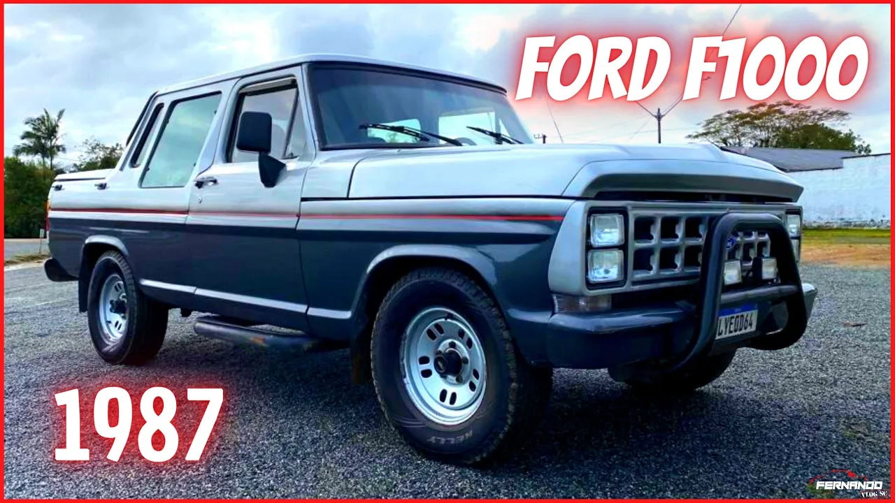 "À VENDA" FORD F1000 DIESEL MWM 1987 "BRUTA DAS ANTIGAS" #ford