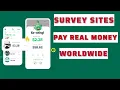 12 LEGIT SURVEY SITES that pay you real money PayPal Transfer