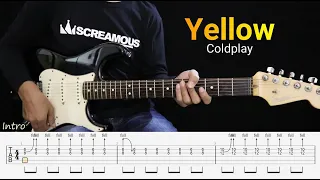 Download YELLOW - Coldplay - Guitar Cover Instrumental + TAB MP3