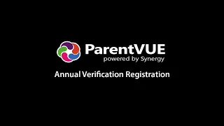 English - ParentVUE Annual Registration Verification