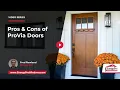 What are the Pros and Cons of ProVia Doors Energy Pro
