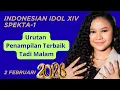 Lagu URUTAN PENAMPILAN TERBAIK DI BABAK SPEKTA 1 INDONESIAN IDOL, SENIN 2 FEBRUARI 2026