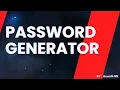 PASSWORD GENERATOR USING JAVA OOPS WITH JAVA