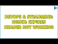 DevOps SysAdmins Nginx expires header not working