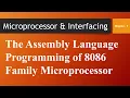 Microprocessor Interfacing Assembly Language Programming of 8086