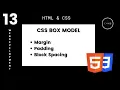 CSS Box Model Margin Padding Learn HTML CSS HTML Tutorial CSS Tutorial