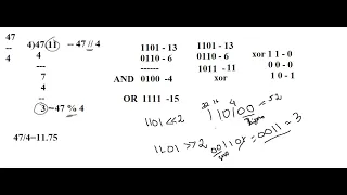 B13 Python Part6 Python Operators-Arithmetic Assignment Logical Identity Membership Bitwise