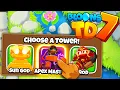 One Path CHALLENGE in BTD 7 Mod I Got a PARAGON