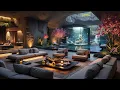 Download Lagu Luxury Cave Jazz Lounge ✨ Smooth Jazz \u0026 Tranquil Waterfall Ambience