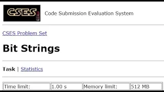 Bit Strings - CSES Introductory Problems