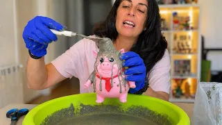 Convertí mis SQUISHIES en estatuas 