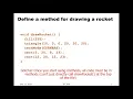 IAT806 Lecture 4 1 Draw Rocket