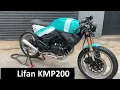 Lifan KMP 200 Cafe Racer Build TIME LAPSE - From the Beginning