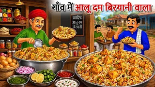 गाँव में आलू दम बिरयानी वाला | Gaon Mein Aloo Dam Biryani Wala | hindi Kahani | hindi stories