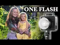 Simple One Flash Set Up For Outdoor Shoots - Neewer Q4 Pro