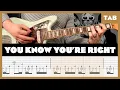 Download Lagu Nirvana - You Know You're Right - Guitar Tab | Lesson | Cover | Tutorial