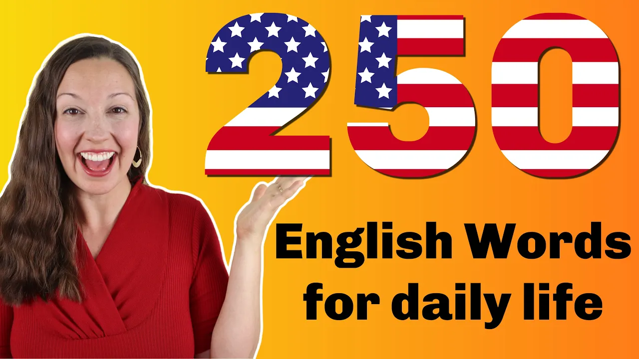 Outline Video English Vocabulary Masterclass: 250 Important Words