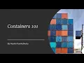 Containers 101 Re-upload