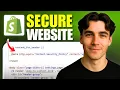 How To Fix A Website Not Secure In Shopify Tutorial 2026