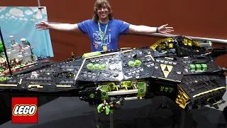 Huge LEGO Blacktron Mothership