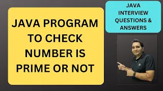 4 Program to Check whether number is prime in Java Java Interview Questions