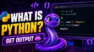 Lets see what is python and how to get output from it