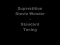 Superstition - Stevie Wonder (STANDARD TUNING)