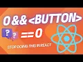 Conditional rendering in react Don t do this way