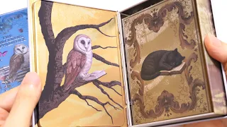 [Halloween] "The Sorcerer's Apprentice" Magic Book Cookie Tin Unboxing & Tasting! [KALDI]