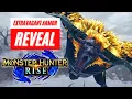 Monster Hunter Rise NEW EXTRAVAGANT ARMOR REVEAL GAMEPLAY TRAILER SUNBREAK GALA SUIT