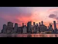 New York City skyline sunset time-lapse 4k
