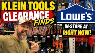KLEIN Tools In-Store Clearance DEALS At LOWE S Right Now