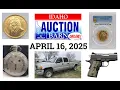 April 16 2025 Online Auction