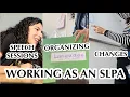 WORKING AS AN SLPA speech sessions changes organization and resources