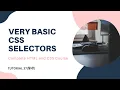 Very Basic CSS Selectors HTML and CSS Tutorial 37