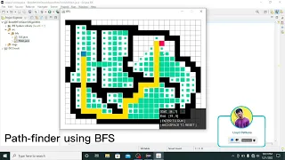 Pathfinding Algorithm Breadth-First Search Visualization