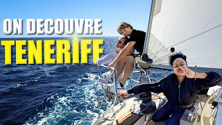 Il découvre notre vie en bateau aux Canaries ( voilier Coraille II )