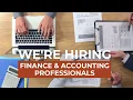Ledgent Finance Accounting is Hiring