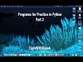 Programs for Practice in Python Part 3 CodeWithRonak