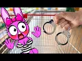 Download Lagu BUSTED! PINKI Runs From Supermarket Security! 💨🍭(Sprunki in Real Life)