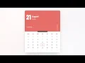 ASMR Programming - Flip Calendar Coding